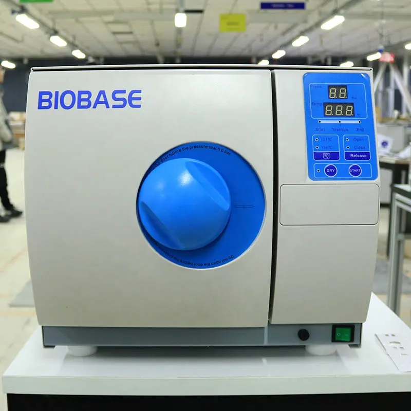 Biobase esterilizador de autoclavagem, esterilizador barato de autoclavagem da parte superior da mesa da classe n para laboratório
