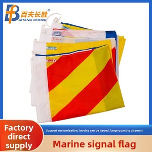 Señales de Bandera Internacionales Náuticas Marinas, Juego de 40 Banderas de <span class=keywords><strong>Mano</strong></span>, Banderas N.° 2, 3, 4, Pilotoaje Marítimo, Señalización Internacional - Product Image 2