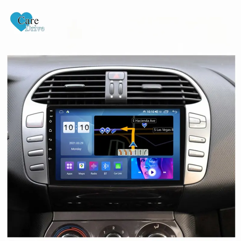 Caredrivcaredrive Fabriek Verkoop Android 11 Autoradio 7/9/10 Inch 1 Din Autoradio Ontvanger Dvd-Speler 1din Voor Fiat 500l 2012-201