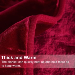 200*240Cm Chất Lượng Cao Đôi <span class=keywords><strong>Ply</strong></span> Mềm Nổi Raschel Chồn Chăn Nặng - Product Image 6