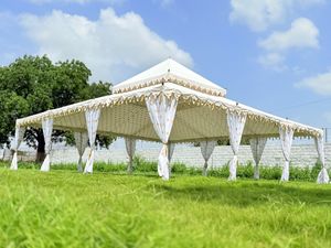 เต็นท์พรีเมียมทรงพระราชวังพร้อมม่านตกแต่งสำหรับงานแต่งงานและจัดงานในสวน - Product Image 4