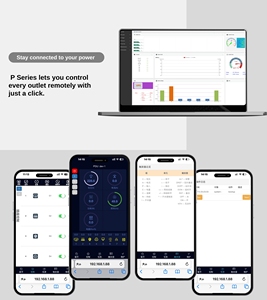 Yeseeder điều khiển từ xa theo dõi <span class=keywords><strong>PDU</strong></span> 1U 4 ổ cắm thông minh giao diện IO 10A 240V/110V de cắm giám sát từ xa Telnet SNMP mqtt - Product Image 4