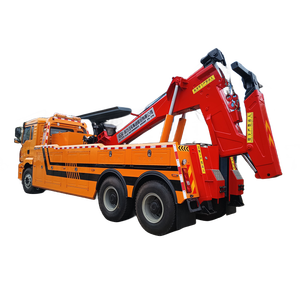 Camion de dépannage lourd Howo 8x4 avec treuil de 80 tonnes pour le récupération de tracteurs et de charges surdimensionnées - Product Image 2