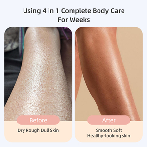 Juego de cepillos de silicona 4 <span class=keywords><strong>en</strong></span> 1 para baño y ducha, cepillo exfoliante de silicona con 4 cabezales reemplazables para una limpieza profunda y masaje. - Product Image 3