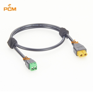 Amass XT60 母头转 2 针无焊螺丝端子适配器电缆 18AWG，适用于机器人储能太阳能控制模型 - Product Image 5