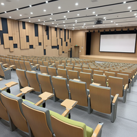 Tables et chaises modernes pour auditorium et salle de conférence, sièges pliants pour cinéma avec canapés, chaise d'auditorium