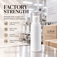 Flacon de lotion PCR éco-responsable 60 ml 80 ml 100 ml Conforme à la norme REACH Emballage durable pour soins de la peau en PET PP avec pompe