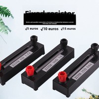 Juego de 3 Bobinas de Resistencia de Valor Fijo para Experimentos de Física, 5Ω, 10Ω, 15Ω, Demostrador de la Ley de Ohm, Alta Calidad, para Laboratorio Escolar y Enseñanza