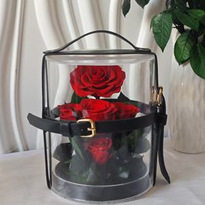 Fleur de vie éternelle <span class=keywords><strong>Secret</strong></span> Garden rose préservée dans une boîte en acrylique pour cadeau de fête des mères Saint Valentin - Product Image 3