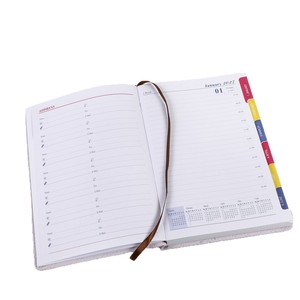 Agenda personnalisable pour filles 2027, agenda quotidien mignon et élégant, carnet de poche rose A5, agenda annuel de 365 jours en anglais - Product Image 6