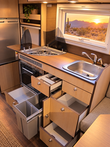 All Aluminum Overhead Locker Honeycomb Zero Formaldehyde Lightweight Custom Camper <b>Van</b> Furniture - Product Image 1