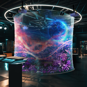 Schermi Olografici Cilindrici per Musei Scientifici Proiezioni Immersive Interattive a 360 Gradi Esperienze Visive Mostre - Product Image 3