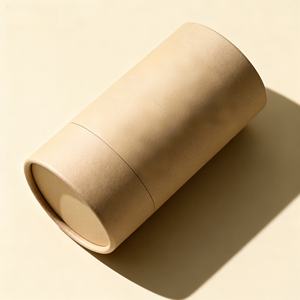 Empaque Cosmético Moderno Ecológico, Tubo de Cartón Impreso Personalizado, Caja Cilíndrica para Velas - Product Image 5