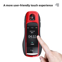 Clés universelles intelligentes LCD avec 4 boutons en alliage d'aluminium, localisateur anti-perte et suivi GPS, liaison à l'application mobile