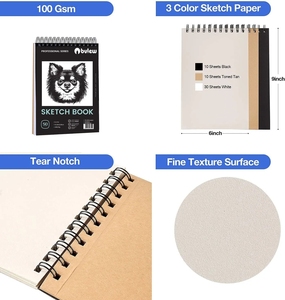 Bview Durable Art 48-PCS Set da disegno Kit di matite da disegno professionali Sketching Charcoal Pencil temperamatite Art Set con borsa - Product Image 5