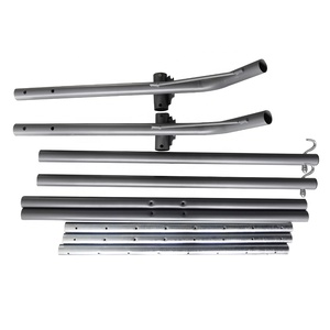 Support en acier 11 positions support de <span class=keywords><strong>hamac</strong></span> portable réglable avec 8 trous et <span class=keywords><strong>barre</strong></span> d'écartement parfait pour patio intérieur/extérieur, cour - Product Image 6