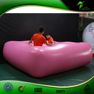 Cama <span class=keywords><strong>Inflable</strong></span> <span class=keywords><strong>Gigante</strong></span> Personalizada Hongyi, Divertida Cama Elástica Rosa, Colchón <span class=keywords><strong>Inflable</strong></span> para Saltar - Product Image 5