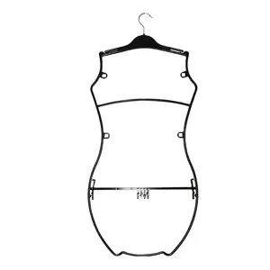 体形塑料衣架批发时尚内衣文胸衣架用于服装店使用