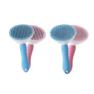 Cats and dogs pet supplies One click to float hair massage clean grooming self-cleaning comb