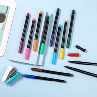 Marqueurs permanents à alcool colorés avec logo personnalisé, couleurs vives conformes à la norme ASTM pour l'écriture sur papier