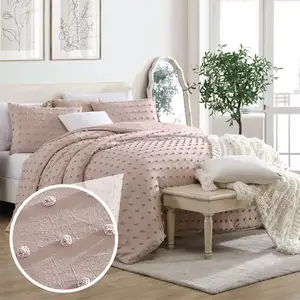 Ensemble de couette 3 pièces de haute qualité en duvet alternatif literie ensemble de literie King Size toutes saisons