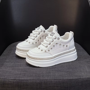 Zapatos Casuales de Mujer con Luces, Punta Cerrada, Plataforma Gruesa y Tacón Alto, Novedad Otoño Invierno 2026 - Product Image 1