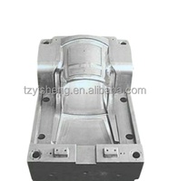 Molde de inyección para silla de seguridad escolar para niños con sistema de canal caliente y expulsor, molde para taburete de plástico para bebés y niños, producto para el hogar.