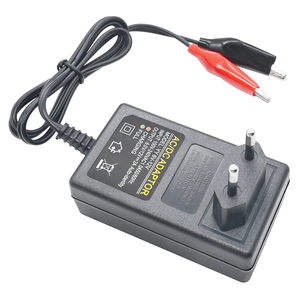 Caricabatterie per Batterie al Piombo-Acido Senza Manutenzione <span class=keywords><strong>6V</strong></span> <span class=keywords><strong>12V</strong></span> 2A, Caricatore Intelligente 7.2V 14.8V 2000mA per Batterie di Auto, Moto e Camion - Product Image 2