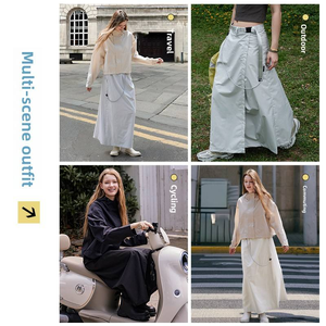 Faldas Impermeables Ultrafinas Personalizadas, Faldas Cortas Impermeables, Pantalones Impermeables, Faldas y Impermeables Cortavientos para Mujer, Actividades al Aire Libre - Product Image 2