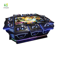 Prix promotionnel Table de poisson Air Strike Crab King Table de tir de pêche 10 joueurs 65 86 98 pouces Table de jeu de poisson