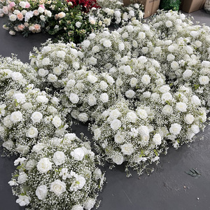 Centros de Mesa de Boda con Bola de Flores Rosadas M-FB223, Bola de Flores Artificiales de Seda, Centro de Mesa de Rosas de Seda, Bola de Flores para Decoración de Eventos - Product Image 2