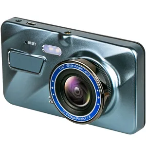 360 학위 자동차 카메라 4 인치 대시 캠 G 센서 대시 캠 전면 및 후면 자동차 블랙 박스 대시 카메라