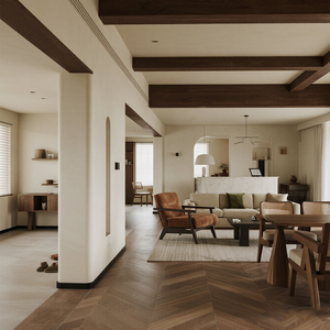 Directo de fábrica Casa moderna Sala de estar Baño Nuevo Grano de madera Porcelana <span class=keywords><strong>Pisos</strong></span> de cerámica 200x1000 para el hogar - Product Image 2