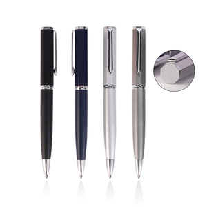 Classic Simple Office <b>Pen</b> Custom logo Hotel Metal Twist Ballpoint <b>Pen</b> - Product Image 1