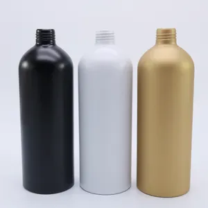 Botol parfum esensial aluminium hitam, botol parfum matte, minyak esensial 100ml 200ml 300ml dengan penyemprot