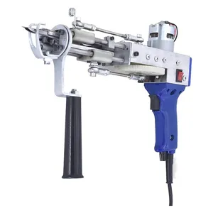 Toptancı 2 in 1 elektrikli tafting üretici halı yapma makinesi ak-1cut kazık ak-2loop kazık el halı tafting tabancası için DIY