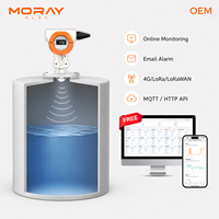Capteur de niveau de carburant liquide sans fil Moray ME6001R OEM OBM 4G LoRa, contrôleur de niveau d'eau, radar de niveau sans fil industriel