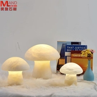Ventes directes d'usine lampe de table en marbre naturel lumière ambiante lampe de table en marbre lampe de table champignon