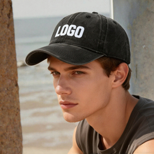 Casquette de baseball en coton lavée, brodée en 3D, style trucker, 6 panneaux, avec boucle métallique réglable, unisexe, pour usage décontracté et extérieur - Product Image 2