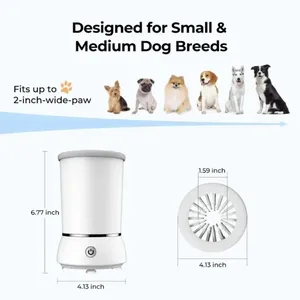 2025 grosir baru pemasok produk hewan peliharaan produk kucing anjing mesin pembersih kaki hewan peliharaan otomatis pembersih kaki anjing pencuci kaki anjing - Product Image 2