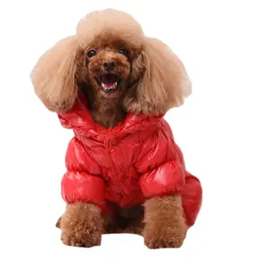 wholesale dog down cotton Coats Pet Jackets dog waterproof vest new design warm pet clothes for dog