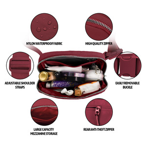 Venta al por mayor de <span class=keywords><strong>riñonera</strong></span> unisex de nailon mini <span class=keywords><strong>riñonera</strong></span> con correa ajustable cierre de cremallera <span class=keywords><strong>para</strong></span> viajar <span class=keywords><strong>correr</strong></span> senderismo - Product Image 4