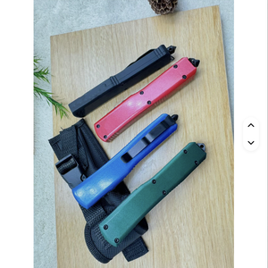 Camping Folding Outdoor Self Defense OTF Automatic Pocket <b>Clip</b> Knife Handle Switch Blade Blank Assisted WKC-K-1 Retractable Desi - Product Image 6