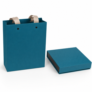 Luxury Red Textured Paper Magnetic Gift <b>Boxes</b> - Rigid Flip Lid <b>Boxes</b> with Matching Paper Bags for Business Customize Own Logo - Product Image 2