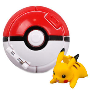 Capsule <span class=keywords><strong>Pokeball</strong></span> de haute qualité de 7 cm <span class=keywords><strong>avec</strong></span> mini <span class=keywords><strong>figurine</strong></span> Poke 3D dans une <span class=keywords><strong>Pokeball</strong></span> pour cadeau - Product Image 4