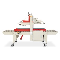 Machine d'étiquetage semi-automatique électrique FXC-5050i pour cartons et fermeur de boîtes pour ligne d'emballage de colis