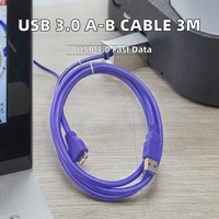 Cable USB 3.0 a Micro B, Cable de Carga y Sincronización de Datos de Alta Velocidad para Disco Duro Externo, Cable Conector Micro B USB 3.0 Rápido