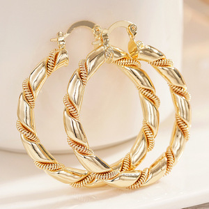 Orecchini a Cerchio Geometrici per Donne, Gioielli Eleganti e di Lusso alla Moda - Product Image 6