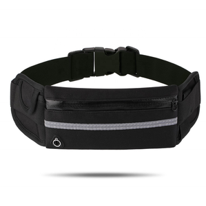 Venta al por mayor de neopreno impermeable Fitness Fanny Pack elástico Running Belt Sports Riñonera con portabotellas - Product Image 4