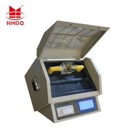 Kit de probador de fuerza dieléctrica de aceite completamente automático HM801/juego de prueba de rotura de aceite de aislamiento/análisis de aceite de transformador BDV Machi